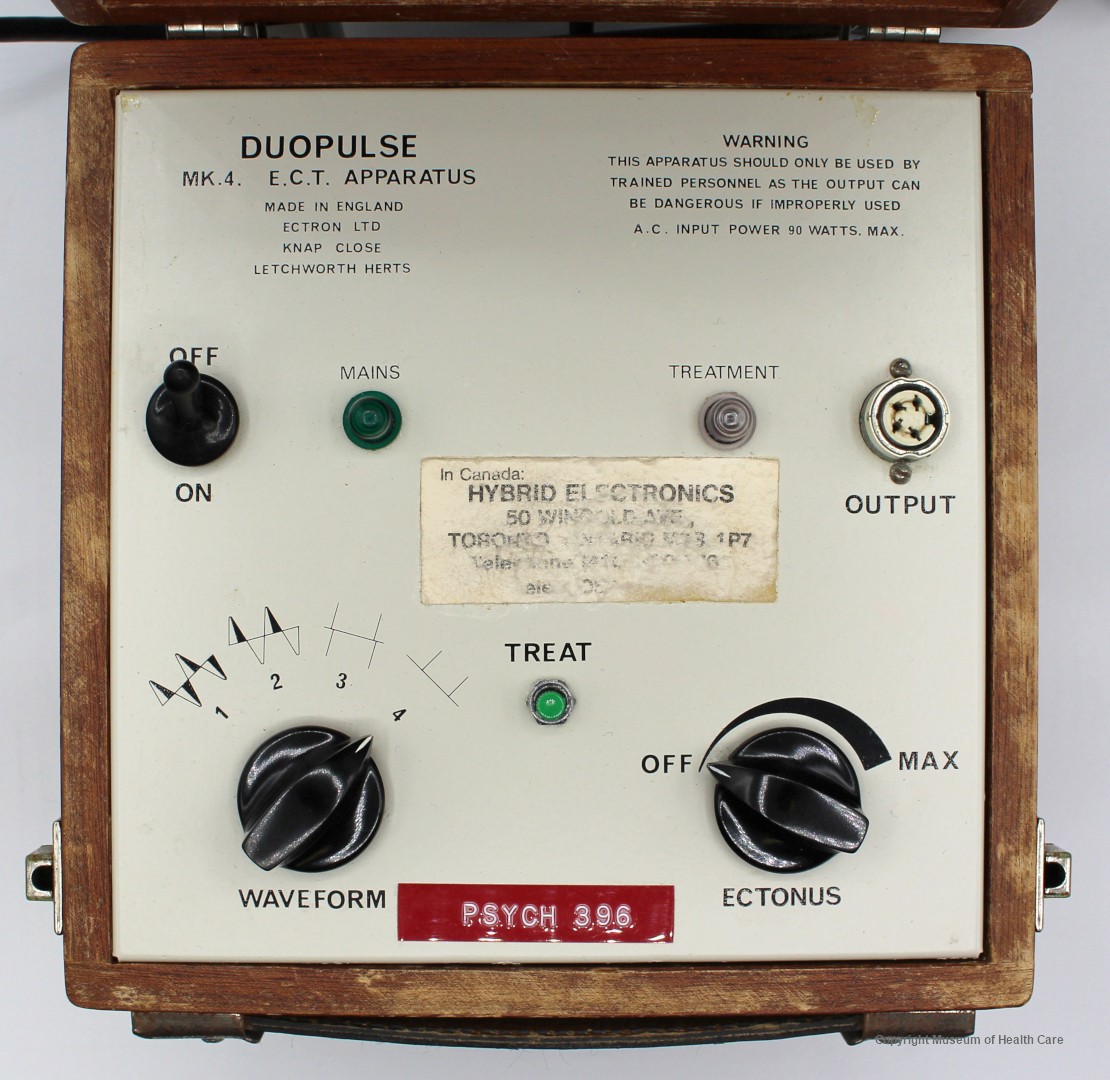 electroconvulsive therapy machine • Museum of Health Care at Kingston